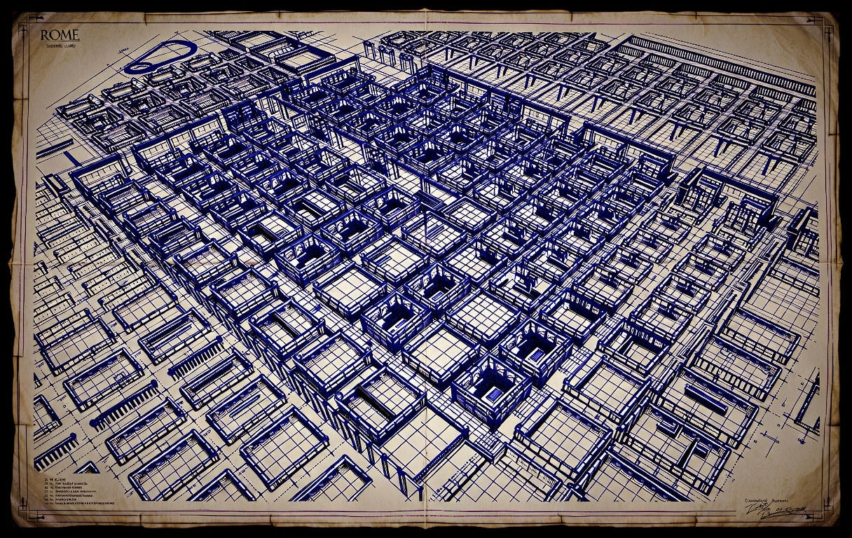 Map of Rome Technical Study